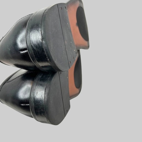 LANDS’ END Penny Loafers in Black Leather Men's Size 12 - Picture 9 of 11